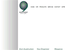 Tablet Screenshot of bleckmann-gmbh.de